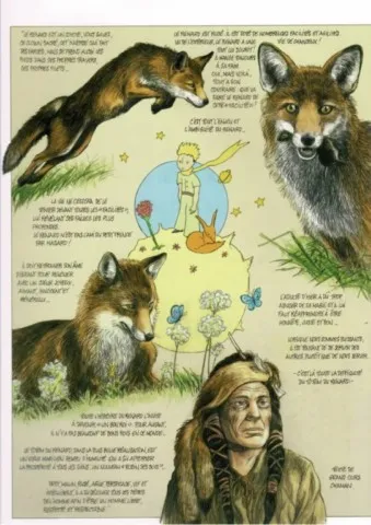 Illustration JC. Servais et texte Grand Ours Chaman