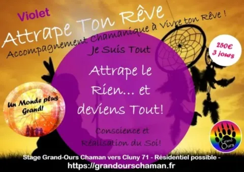 Accompagnement Chgamanique Stage Violet Stage Violet Accompagnement Chamanique