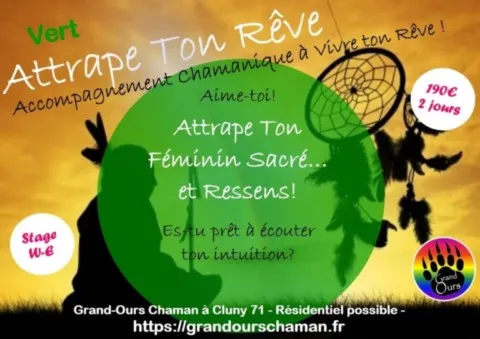 Stage Féminin Sacré Stage vert attrape ton rêve