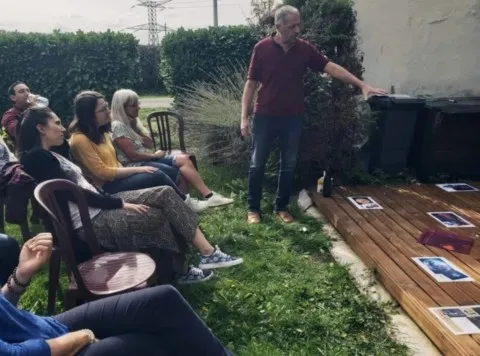 activité chamanique avec grand ours chaman