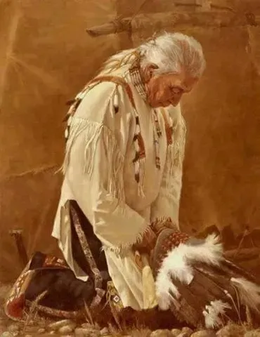 homme médecine amérindien